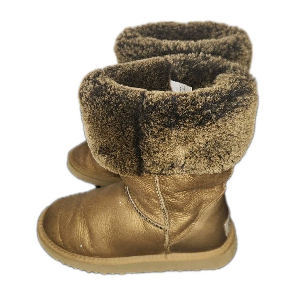 UGG Classic Women's Tall Metallic Sheepskin Boots/Shoes SIze 5 #5823